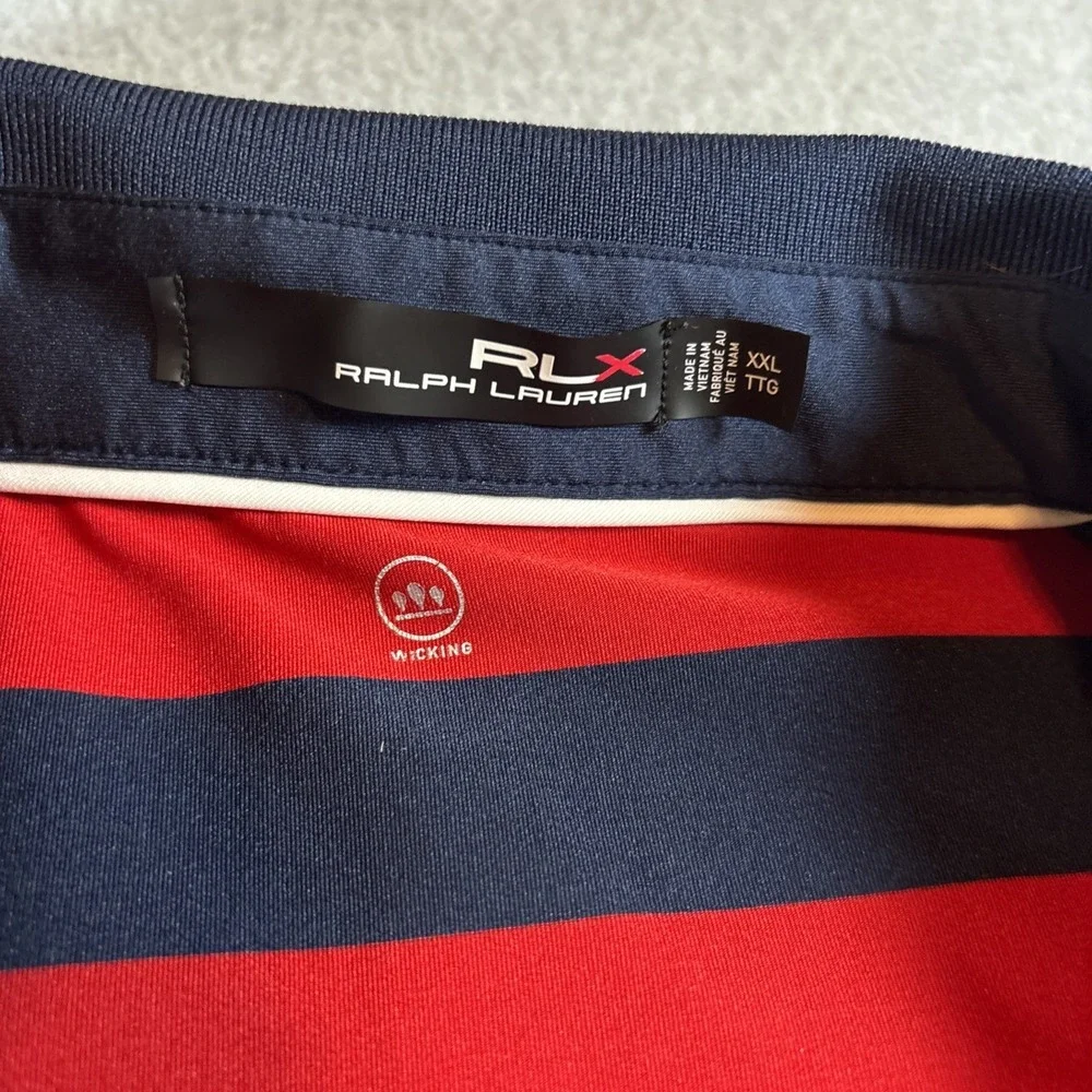 Ralph Lauren RLX Golf Polo (Lot Of 2) Sz XXL Men's USA 2016, 2020 Striped
